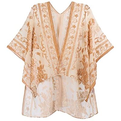 MJ SERECA Women's Burnout Velvet Kimono Cardigan Cover Up with Tassel (JYPJ-8)… MJ SERECA Women's Burnout Velvet Kimono Cardigan Cover Up with Tassel (JYPJ-8)…