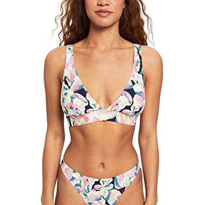 ESPRIT Carilo Beach RCS Pad Bra Top Bikini pour femme, Bleu marine 3, 42B ESPRIT Carilo Beach RCS Pad Bra Top Bikini pour femme, Bleu marine 3, 42B
