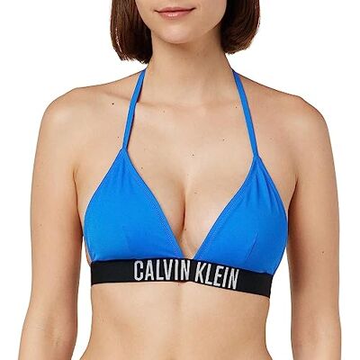 Calvin Top Bikini Triangle rembourré pour femme, Dynamic Blue, 3XL Calvin Top Bikini Triangle rembourré pour femme, Dynamic Blue, 3XL