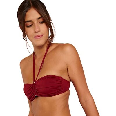 Livia Fedya C Odalisq Haut de Bikini Femme, Bordeaux, S Livia Fedya C Odalisq Haut de Bikini Femme, Bordeaux, S