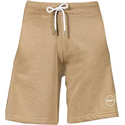 GSA Organic Cotton Board Shorts Bermudas Femme, Beige, L GSA Organic Cotton Board Shorts Bermudas Femme, Beige, L