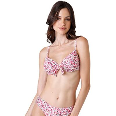 Lovable Soutien-gorge à armatures Printed Knitted Micro Bikini, Rose et Imprimé Fleurs, 34B Femme, Rose et imprimé fleurs Lovable Soutien-gorge à armatures Printed Knitted Micro Bikini, Rose et Imprimé Fleurs, 34B Femme, Rose et imprimé fleurs
