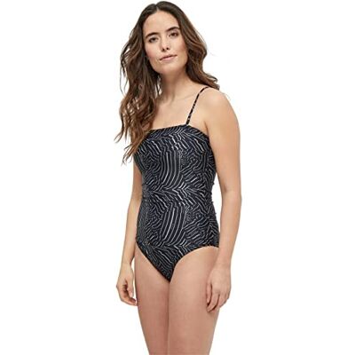 Minus Maillot de bain Venia pour femme, Impression graphique de sable, XL Minus Maillot de bain Venia pour femme, Impression graphique de sable, XL