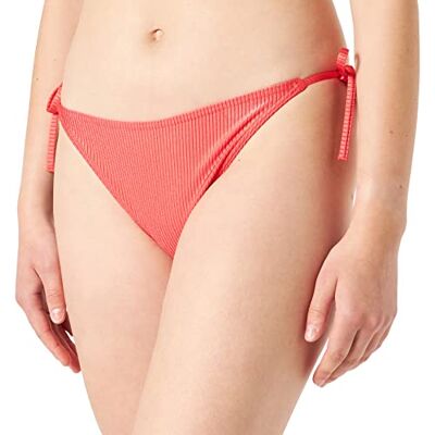 Calvin Klein Cordon à Nouer sur Le côté Femme, Coral Crush, S Calvin Klein Cordon à Nouer sur Le côté Femme, Coral Crush, S