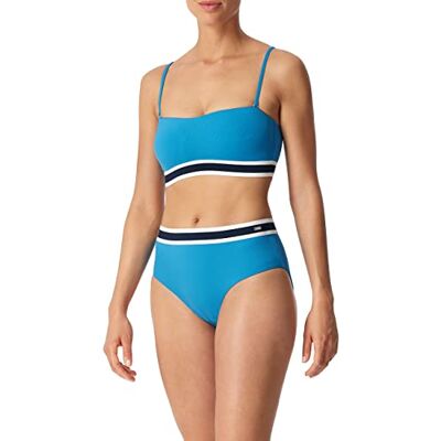Schiesser Ensemble bikini bandeau pour femme, aquarium, XS Schiesser Ensemble bikini bandeau pour femme, aquarium, XS