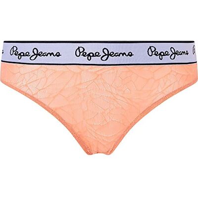 Pepe Jeans Mesh Thong sous-vêtements de Style Bikini Femme, Orange (Peach), XS Pepe Jeans Mesh Thong sous-vêtements de Style Bikini Femme, Orange (Peach), XS