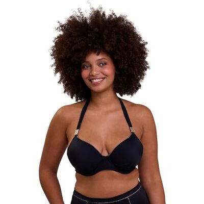 SANS COMPLEXE Bain Haut de maillot de bain coques plongeant avec armatures Speekaboo Shape Noir 95D SANS COMPLEXE Bain Haut de maillot de bain coques plongeant avec armatures Speekaboo Shape Noir 95D