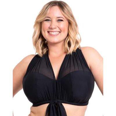 Curvy Kate Haut de bikini Wrapsody pour femme, Noir (Black), 85D Curvy Kate Haut de bikini Wrapsody pour femme, Noir (Black), 85D