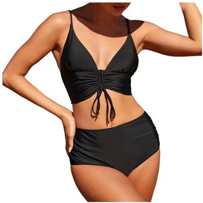 CHENWEIHAI Maillot de bain bikini taille haute bikini pour femmes maillot de bain à lacets bikini maillots de bain maillots de bain femme CHENWEIHAI Maillot de bain bikini taille haute bikini pour femmes maillot de bain à lacets bikini maillots de bain maillots de bain femme