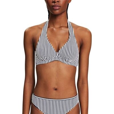 ESPRIT Silvance Beach SSN Bikini pour femme avec bretelles nouées, bleu marine, 38 C ESPRIT Silvance Beach SSN Bikini pour femme avec bretelles nouées, bleu marine, 38 C