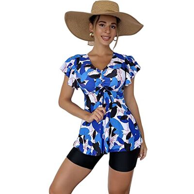 APGLSXY Maillot de bain taille haute imprimé bikini gainant maillot de bain dos nu maillot de bain à angle plat APGLSXY Maillot de bain taille haute imprimé bikini gainant maillot de bain dos nu maillot de bain à angle plat