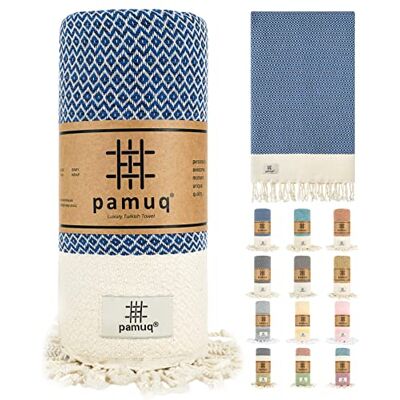 pamuq ® grande serviette de plage, 100% coton, Oeko-TEX®, serviette de sauna, serviette de hammam XXL, serviette de douche, serviette de pestemal, paréo, sarong, serviette de yoga pamuq ® grande serviette de plage, 100% coton, Oeko-TEX®, serviette de sauna, serviette de hammam XXL, serviette de douche, serviette de pestemal, paréo, sarong, serviette de yoga