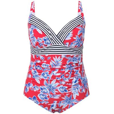 Ulla Popken Maillot de Bain Tucan Impression Recyclage Maillot de bain une pièce Femme Ulla Popken Maillot de Bain Tucan Impression Recyclage Maillot de bain une pièce Femme