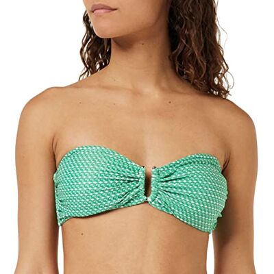 Minus Haut de bikini Cilia Maillot de bain pour femme, Logo vert 3404p, XS Minus Haut de bikini Cilia Maillot de bain pour femme, Logo vert 3404p, XS