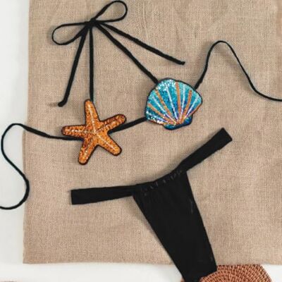 CHENWEIHAI Maillot de bain bikini à paillettes brillantes pour femme Maillot de bain sexy Maillot de bain de plage maillot de bain CHENWEIHAI Maillot de bain bikini à paillettes brillantes pour femme Maillot de bain sexy Maillot de bain de plage maillot de bain