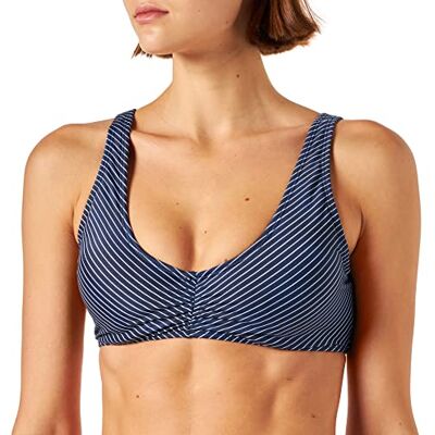 FIREFLY Muriel II Haut de Bikini Femme, White/Navy Dark, 42 FIREFLY Muriel II Haut de Bikini Femme, White/Navy Dark, 42