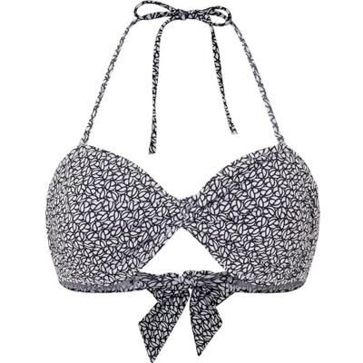 Pepe Jeans Haut de bikini imprimé P BND pour femme, Noir (Black), XS Pepe Jeans Haut de bikini imprimé P BND pour femme, Noir (Black), XS