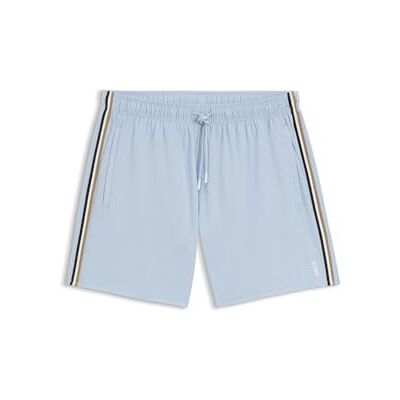 Boss Iconic 10239741 01 Short de bain pour homme, Bleu clair/pastel 456, L Boss Iconic 10239741 01 Short de bain pour homme, Bleu clair/pastel 456, L