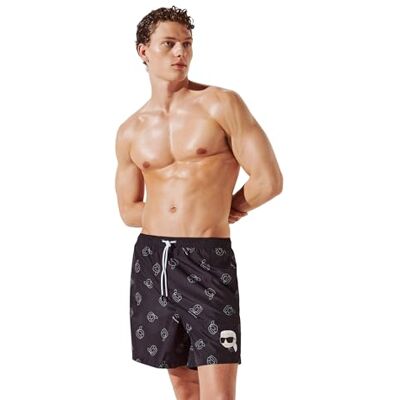 KARL LAGERFELD Ikon Aop Med Boardshorts IKON AOP MEDIUM BOARDSHORTS, IKON KARLS HEAD ALL OVER PRINTMOOD INDIGO Homme KARL LAGERFELD Ikon Aop Med Boardshorts IKON AOP MEDIUM BOARDSHORTS, IKON KARLS HEAD ALL OVER PRINTMOOD INDIGO Homme