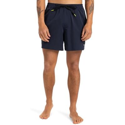 Quiksilver Boardshort SPL SURFSILK PIPED VOLLEY 16 pour homme Noir S, bleu marine, S Quiksilver Boardshort SPL SURFSILK PIPED VOLLEY 16 pour homme Noir S, bleu marine, S