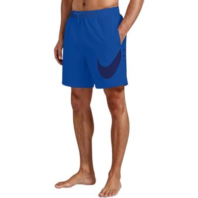 NIKE Swim Breaker Specs 7" Volley Short Blue Crystal Swim Trunks Mixte NIKE Swim Breaker Specs 7" Volley Short Blue Crystal Swim Trunks Mixte
