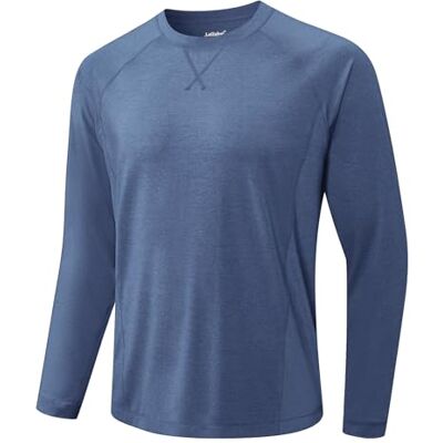 MEETWEE Rashguard UV UPF50+ T-shirt à manches longues pour homme, protection UV, protection UV, respirant, à manches longues, pour l'extérieur, la pêche, la course, la randonnée MEETWEE Rashguard UV UPF50+ T-shirt à manches longues pour homme, protection UV, protection UV, respirant, à manches longues, pour l'extérieur, la pêche, la course, la randonnée