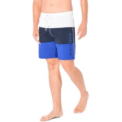 Nautica Quick Dry Classic Logo Tri-block Series Swim Trunk Maillot Homme (lot de 1) Nautica Quick Dry Classic Logo Tri-block Series Swim Trunk Maillot Homme (lot de 1)