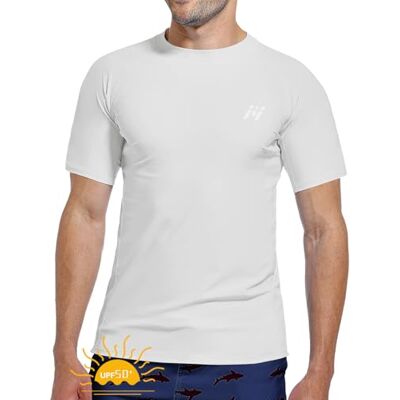 MEETWEE Rash Guard Rash Vest pour homme à manches longues/courtes protection UV UPF 50+ séchage rapide pour la natation, le surf, les sports nautiques MEETWEE Rash Guard Rash Vest pour homme à manches longues/courtes protection UV UPF 50+ séchage rapide pour la natation, le surf, les sports nautiques