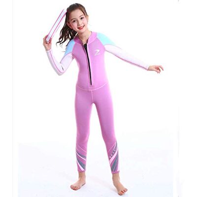 ZCCO Maillot de bain thermique en néoprène de 2,5 mm pour garçons et filles ZCCO Maillot de bain thermique en néoprène de 2,5 mm pour garçons et filles