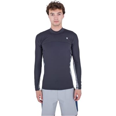 Hurley Maillot Rashguard Channel Crossing Paddle Series LS pour homme Hurley Maillot Rashguard Channel Crossing Paddle Series LS pour homme