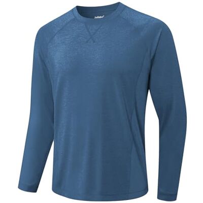 MEETWEE Rashguard UV UPF50+ T-shirt à manches longues pour homme, protection UV, protection UV, respirant, à manches longues, pour l'extérieur, la pêche, la course, la randonnée MEETWEE Rashguard UV UPF50+ T-shirt à manches longues pour homme, protection UV, protection UV, respirant, à manches longues, pour l'extérieur, la pêche, la course, la randonnée