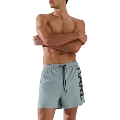 KARL LAGERFELD B.V Karl Logo Short Boardshorts Karl Short de bain avec logo Bleu sarcelle Homme KARL LAGERFELD B.V Karl Logo Short Boardshorts Karl Short de bain avec logo Bleu sarcelle Homme