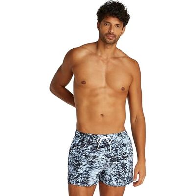 Calvin Short Drawstring-print Km0km01172 Short de bain Homme Calvin Short Drawstring-print Km0km01172 Short de bain Homme