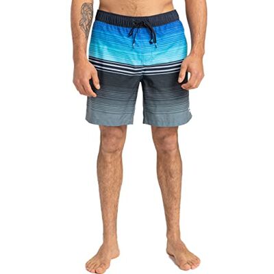 BILLABONG Quiksilver All Day HTR Stripe LB Maillot de Bain Homme (Lot de 1) BILLABONG Quiksilver All Day HTR Stripe LB Maillot de Bain Homme (Lot de 1)
