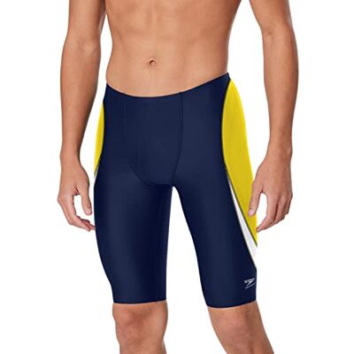 Speedo Maillot de bain standard, modèle Jammer Endurance+ Splice Team Colors, pour hommes Speedo Maillot de bain standard, modèle Jammer Endurance+ Splice Team Colors, pour hommes
