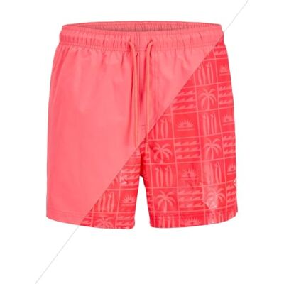 JACK & JONES Jpstmaui Splash Magic Swim Shorts Jpstmaui Splash Magic Short de bain Homme (lot de 1) JACK & JONES Jpstmaui Splash Magic Swim Shorts Jpstmaui Splash Magic Short de bain Homme (lot de 1)
