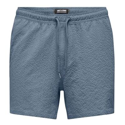 Only & Sons Onsted Life Solid Seersucker Swim Noos Onsted Life Solid Seersucker Noos Maillot de bain en seersucker Homme (lot de 1) Only & Sons Onsted Life Solid Seersucker Swim Noos Onsted Life Solid Seersucker Noos Maillot de bain en seersucker Homme (lot de 1)