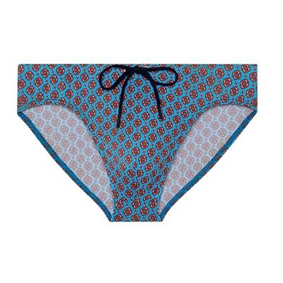 HOM Slip de Bain ANGLET, Turquoise Print, S HOM Slip de Bain ANGLET, Turquoise Print, S