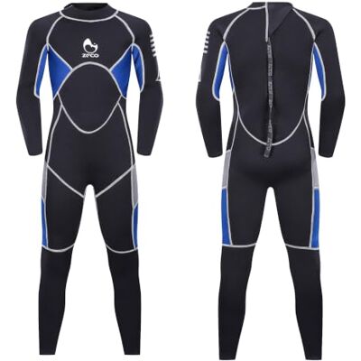 ZCCO Maillot de bain thermique en néoprène de 2,5 mm pour garçons et filles ZCCO Maillot de bain thermique en néoprène de 2,5 mm pour garçons et filles