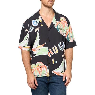 HUGO Relaxed Beach Shirt Vêtement couvrant de maillot de bain Homme (lot de 1) HUGO Relaxed Beach Shirt Vêtement couvrant de maillot de bain Homme (lot de 1)