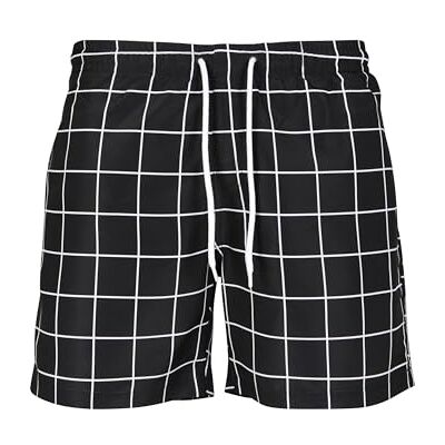 Urban Classics Check Swim Shorts Short Homme Urban Classics Check Swim Shorts Short Homme