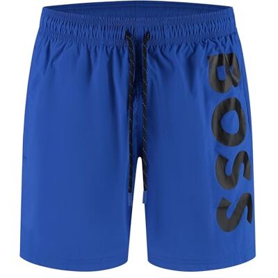 Boss Octopus Short de bain pour homme en tissu fonctionnel avec logo imprimé Boss Octopus Short de bain pour homme en tissu fonctionnel avec logo imprimé