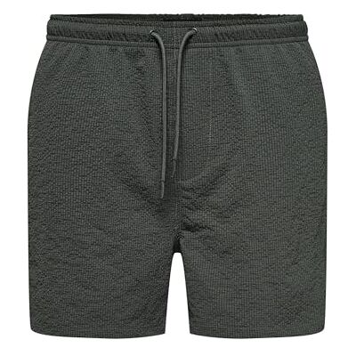 Only & Sons Onsted Life Solid Seersucker Swim Noos Onsted Life Solid Seersucker Noos Maillot de bain en seersucker Homme (lot de 1) Only & Sons Onsted Life Solid Seersucker Swim Noos Onsted Life Solid Seersucker Noos Maillot de bain en seersucker Homme (lot de 1)