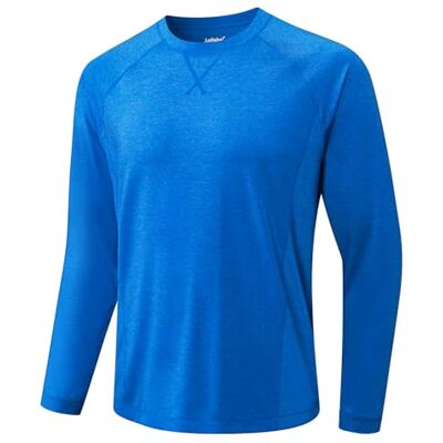 MEETWEE Rashguard UV UPF50+ T-shirt à manches longues pour homme, protection UV, protection UV, respirant, à manches longues, pour l'extérieur, la pêche, la course, la randonnée MEETWEE Rashguard UV UPF50+ T-shirt à manches longues pour homme, protection UV, protection UV, respirant, à manches longues, pour l'extérieur, la pêche, la course, la randonnée