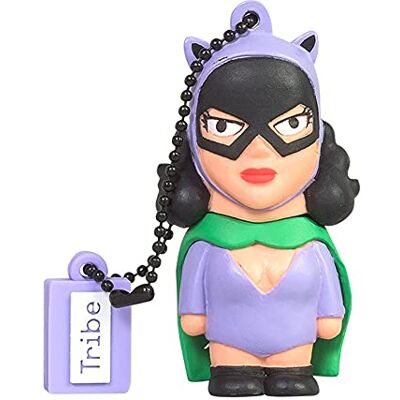 Clé USB Tribe 16GB Bleu Blanc - Catwoman Clé USB Tribe 16GB Bleu Blanc - Catwoman