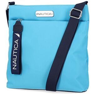 Nautica Petit sac à bandoulière en nylon pour femme avec bandoulière réglable, taille unique, Bleu océan, taille unique Nautica Petit sac à bandoulière en nylon pour femme avec bandoulière réglable, taille unique, Bleu océan, taille unique
