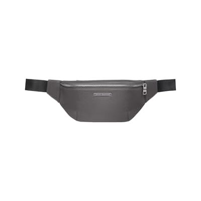 Giorgio Armani Exchange Okinawa Sac à bandoulière pour homme avec plaque logo, fermeture éclair, gris foncé, Gris, Einheitsgröße Giorgio Armani Exchange Okinawa Sac à bandoulière pour homme avec plaque logo, fermeture éclair, gris foncé, Gris, Einheitsgröße