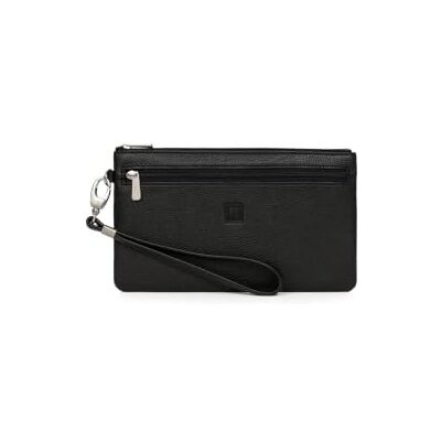Hexagona CONFORT Pochette dragonne Cuir, Noir, Taille unique Hexagona CONFORT Pochette dragonne Cuir, Noir, Taille unique
