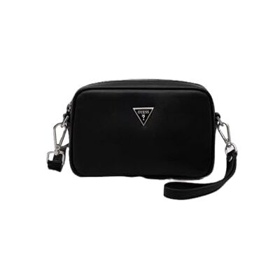 GUESS Pochette Mini Camera Bag Milano PMMISAP5245, Noir , Taglia unica, Lifestyle GUESS Pochette Mini Camera Bag Milano PMMISAP5245, Noir , Taglia unica, Lifestyle