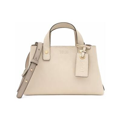 TOUS The Citybow 2002355301 Sac à main pour femme Beige Poignée double fermeture magnétique TOUS The Citybow 2002355301 Sac à main pour femme Beige Poignée double fermeture magnétique